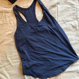 EUC Lululemon navy tank